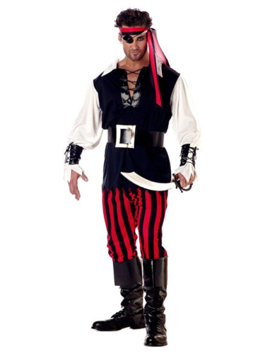 Disfraz Pirata Cara Cortada
