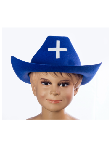 Sombrero Mosquetero Azul