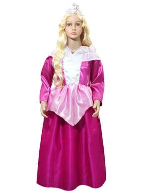 disfraz princesa fucsia