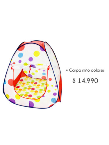 carpa niño colores choco choco disfraces juguetes