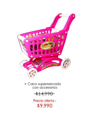 Carro supermercado choco choco disfraces juguetes